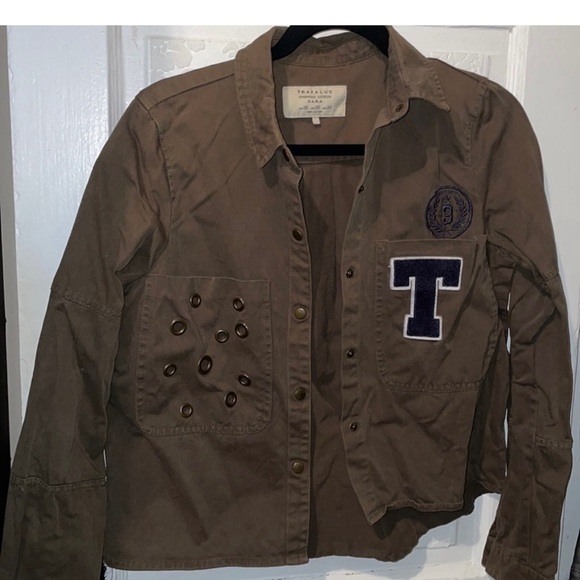 Zara Jackets & Blazers - Zara Brown Utility Jacket for Women